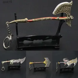 God War Ragnarok Thor Hammer, God War Blade Chaos Keychain