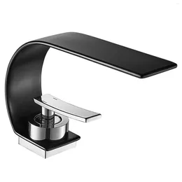 Bathroom Sink Faucets 1pc Basin Faucet Waterfall Cold Washbasin Creative Household El Modern Anti-rust Fixture