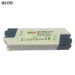 SANPU LED-strömförsörjning 12V 15W Konstantspänning Enkel utgång inomhus Använd IP44 Plastskal Small Size PC15-W1V12274C