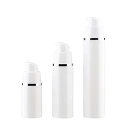 50 ml vit tom luftlös pumpflaska Vaccum Travel Lotion Pump Containrar Airless Lotion Dispenser Refillerbar kosmetisk flaska