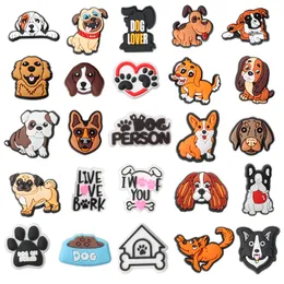 Charms Dog Shoe Decoration Assorted Cute For Shoes Puppy Pet Charm Kids Adts Lover Pvc Accessories Clog Sandals Party Favors Gifts D Otvid