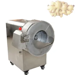 Elektrischer Kartoffel-Karotten-Ingwer-Schneider, Gemüseschneider, multifunktionale automatische kommerzielle Schneidemaschine, 220 V, 1,5 kW