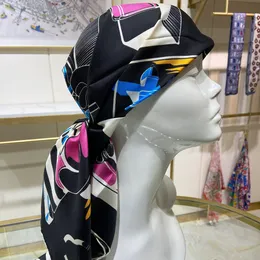 Luxurys Designer Scarf Colorful Silk Scarvesエレガントな長いツイルショール軽量日焼け止めの絶妙なショールすべての季節に適した小さな四角いタオル