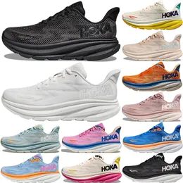 2023 Hoka One Clifton 9 Athletic Running Shoes Bondi 8 Carbon X 2 Sneakers Shock Absorbing Road Fashion Mens Womens Top Designer Women Men Size 36-45