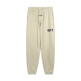 Outono 2023 Novas calças Wint Sweatpant Hight Street Fashion Marca Ess Masculino e Feminino 8ª Coleção Relaxed 1977 Lett Print A15