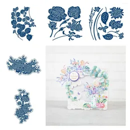 Presentförpackning utsökta djurens blommakollektion Ankomst 2023 DIY Mögel av scrapbooking papper gör skär hantverk mall handgjorda kort