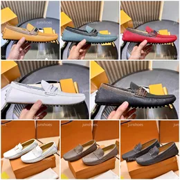 Designers Hockenheim Monte Carlo Mocassin Men loafers Luxury calfskin leather Major Driver loafers fashion classics Leisure banquet party Doudou shoes Size 39-46