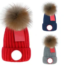 Beanie/Kafatası Kapakları Tasarımcı Kış Kapağı Örme Beanie Yün Şapka Erkekler Kadın Tıknaz Örgü Kalın Sıcak Sahte Kürk Pom Beanies Şapkalar Kadın Bonnet 2023 YENİ.CP HAT