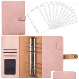 يمكن ملء Notepads Wholesale Leather Notebook Binder مع كتاب تخزين حقيبة فضفاضة فضفاضة