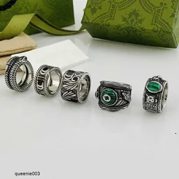 Tiffniylise Band Rings Designer العديد من الأنماط نمط الحب الفاخر الأزرق الماسي للأزياء النسائية المجوهر