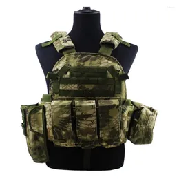 사냥 재킷 전술 군사 SWAT 전투 조끼 야외 파이팅 가슴 장비 조합 늑대 필드 특수 군인 장비 훈련