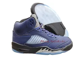 Купить 2023 выпуск 5S High Og Georgetown Shoes Midnight Nachy/Black-Football Grey Basketball Sneakers в продаже