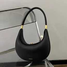 Evening Bags Songmont Luna 2023 Luxury Designer Underarm Hobo Shoulder Bag Half Moon Leather Purse clutch bags Handbag CrossBody news2023