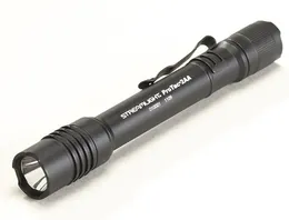 Protac 2AA 밝은 전술 핸드 헬드 손전등, 검은 색