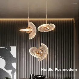 Lâmpadas pendentes Criatividade Luz de luxo LED Ajuste Chandeleiro de lustre pendurado em casa de cabeceira de cozinha de cozinha em casa