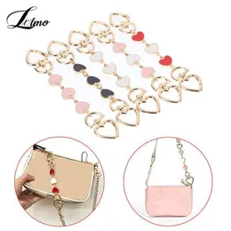 Bag Parts Accessori Tas Rantai Tali Extender Berbentuk Hati Gantungan Pengganti untuk Dompet Clutch Tangan Ekstensi Aksesori 230425