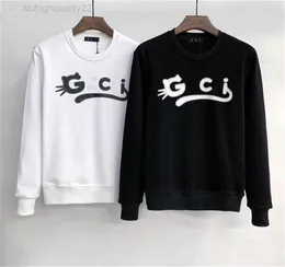 Fashionable Men High-end Autumn and Winter New Pure Cotton Hoodie Brand Letter Printed Men's Top