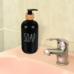 Liquid Soap Dispenser Bottle Home Badrum Lotion Dispensers Pump Shampoo Återanvändbart containerglas Använd handtvättvätska