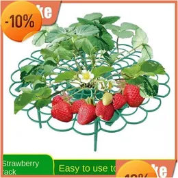 Other Garden Tools Latest Easy To Disassemble Not Break Detachable Bracket Prevent Fruit Decay Circar Plastic Stberry Rack Store Drop Dhwbd