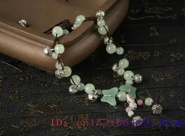 Anklets Jade Butterfly Anklets for Women Amulets Carved Gifts Talismans Natural Designer Green Chinese Man Vintage Jewelry Men Gemstone R231125