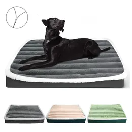 kennels pens Dog Bed Dog Mat Dog Sleeping Mat Cat Kennel Pillow Anti-tear Bite Mattress Sleeping With Winter Warm Pet Floor Mat Large Size 231124