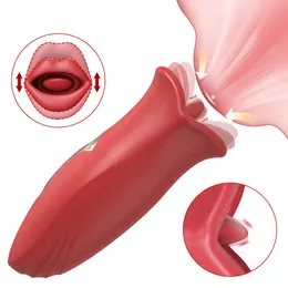 10 Isırma Klitoral Sucking Vibratör Kadınlar için Dil Yalanma Vibratörleri Kadın Uyarıcı Mastürbatör Vajina Seks Oyuncakları Yetişkin