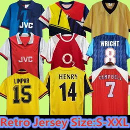 86 87 89 Wright Arsen Retro Soccer Jerseys 96 97 Galla 02 03 05 06 98 99 Highbury 2014 Home Football Shirt Pires Henry Reyes Bergkamp 94 95 Adams Persie