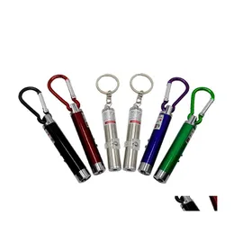 Laser Pointers Mini 3In1 Led Light Pointer Key Chain Flashlights Torch Flashlight Money Detector 6 Colors Drop Delivery Electronics G Dh3Mn
