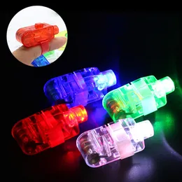 1000pcs/Lot Fast Frakt LED -fingerljus Laserfingerstrålar balkar Ring Torch för festbröllopsfirande