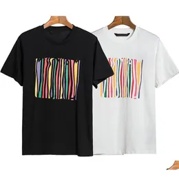 Men'S T-Shirts Mens T Shirts Designer For Men Womens Shirt Fashion Tshirt With Letters Casual Summer Short Sleeve Man Tee Woman Clot Dh3Ss