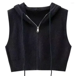 Coletes femininos Capuzes Capuzes Cardigan Cardigan Blusa Feminina Spring Autumn Sweater Lieve Sweater Black Coat Black
