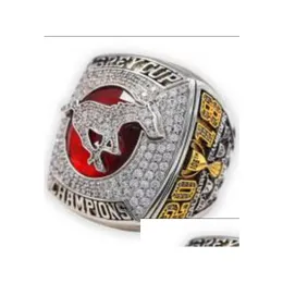 Cluster Rings Calgary Stampeders Cfl Football the Grey Cup Championship Ring Souvenir Men Fan Gift Wholesale Drop Delivery Jewelr Dhfzr