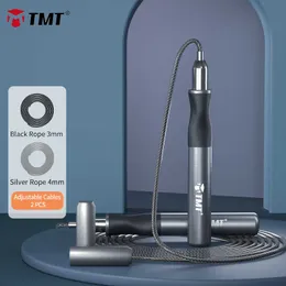 Прыжок веревки TMT Speed ​​Jump Cock для фитнеса регулируемых кабелей самозаполнения.
