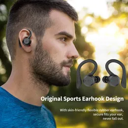 Słuchawki Earhook bezprzewodowy zestaw słuchawkowy Bluetooth HD Waterproof Waterproof Hi-Fi Audio Air stereo
