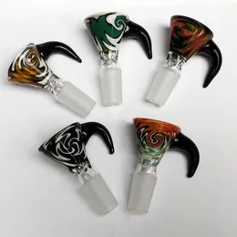 Щетка бокового парика Wig Word Work Herb Mowl Slide Glass на стеклянной воде воронки воронка вихревая стеклянная миска стекло слайд с ручкой стеклянных стекла для бонгов 14 -мм мужских слайдов