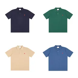Erkek Moda Polo Gömlek Ami Nakışla Lüks Fransa Erkek Tişörtleri Kısa Kollu Moda Sıradan Erkekler Yaz Yüksek Kaliteli T-Shirt Çeşitli Renkler Mevcut Boyut