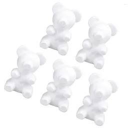 Decorative Flowers 5 Pcs Polystyrene Shapes Cake Ornament Modelling Foam Stocking Stuffer Bubble Bear Ball Christmas Decoration