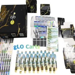 Glo Vapes Cartridges Packaging Desollable Vape Pen 510スレッドアトマイザー厚いオイルカート蒸気装置0.8ml-1.0ml Instock空のセラミックチップカートリッジ