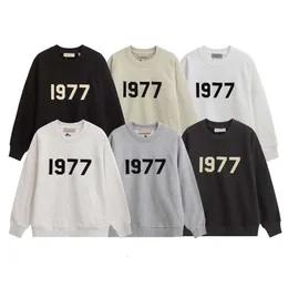 Mens Sweatshirts Designer Hoodie High Street Fashion Br Fogs Double Thread Essen Season 8 Flock Digital 1977 Sensters Womens Thin