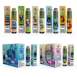 Authentic VAPEN TORNADO 7000 Puffs Electronic Cigarettes Disposable 15ml E-cigarette 850mah Battery Airflow Device Prefilled Vaporizer Bars Kits Vape Pen