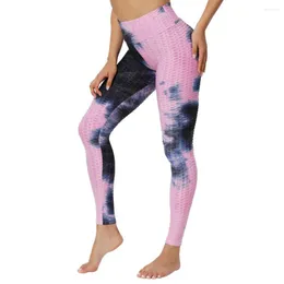 Kobiety legginsów Rosevans Women-Dye Sport Sport Yoga Leegings Fit Booty Podnoszenie wysokiej talii Push Up Gym Kobiet Sport Pantight Hip Lift