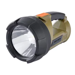2000 Lumen Dual Source LED Spotlight Rechargable com 5000 Mah Power Bank, Olive
