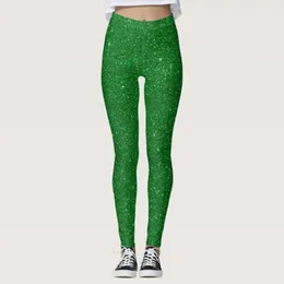 Women's Pants Festival Print Four-leaf Clover Yoga St. Patrick's Day Women Push Up Tights Fitness Leggings Good Luck Green Pencil Leggin