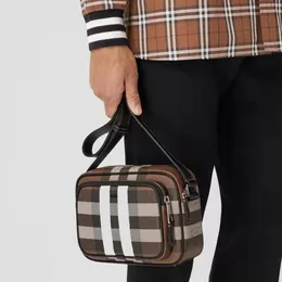 Tasarımcı vintage check tb kamera erkek crossbody çanta retro deri lüks klasik çizgili naylon cüzdan cüzdanlar ünlü el çantası tote omuz debriyaj çanta hediyesi yy
