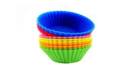 Silicone Muffin Cake Cupcake Cup Cake Mould Case Bakeware Maker Mold Tray Baking Jumbo XB7440270