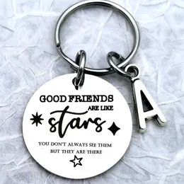 Keychains vän gåvor till kvinnor - goda vänner är som stjärnor vänskap nyckelring present tonåringar smycken