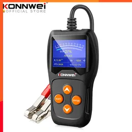 Ny Konnwei KW600 Car Battery Tester 12V Digital Color Screen Auto Battery Analyzer 100 till 2000cca Cranking Charging Car Diagnostic