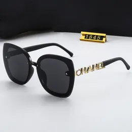 Designer-Sonnenbrillen für Damen und Herren, modisches Modell, spezielles UV-400-Schutzbriefbein, Doppelstrahlrahmen, Outdoor-Marken, Design, Legierung, Top, Zyklon-Sonnenbrille 1845