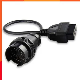 New High Quality MB 38 Pin to 16 Pin OBD2 OBD II Diagnostic Adapter For Mercedes 38 Pin OBD 38pin Connector For Benz Free Shipping