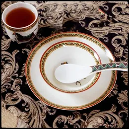 Dinnerware Sets Ceramic Cups Tableware Bowl Portable Outdoor Soup Spoon Plates Dinner Cookware Utensil Aparelho De Jantar